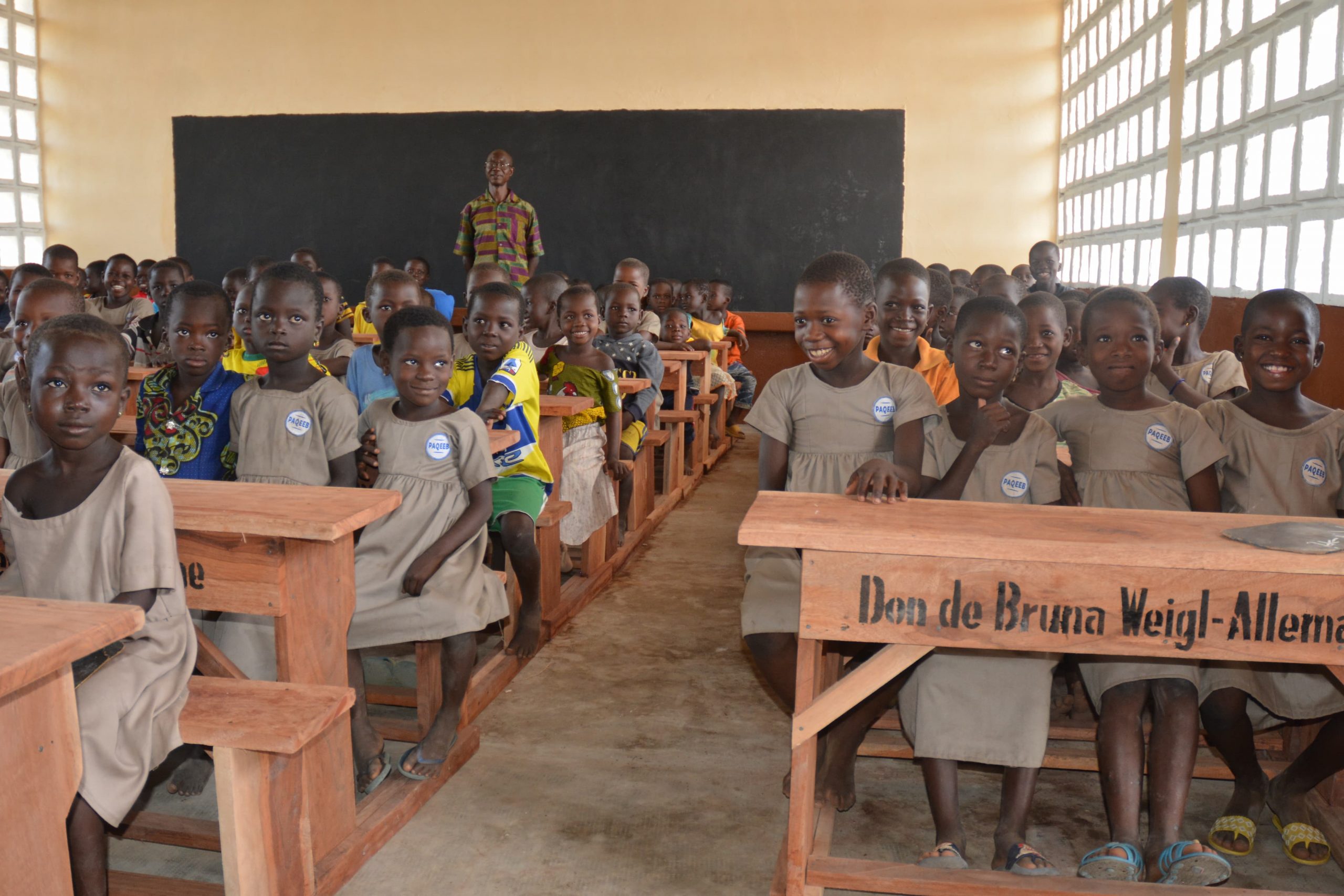Mädchen in einer Schule in Togo