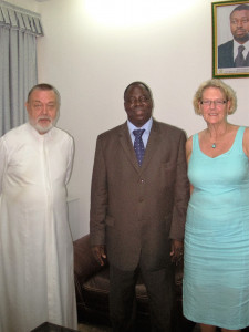 Gesundheitsminister, Pater Marian Schwark und Anna Maria Klocke 2006